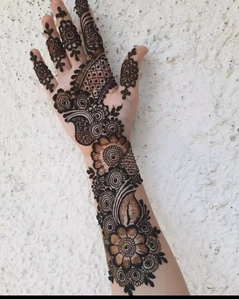 Arabic Mehndi designs for full hands - Mehndi Design World