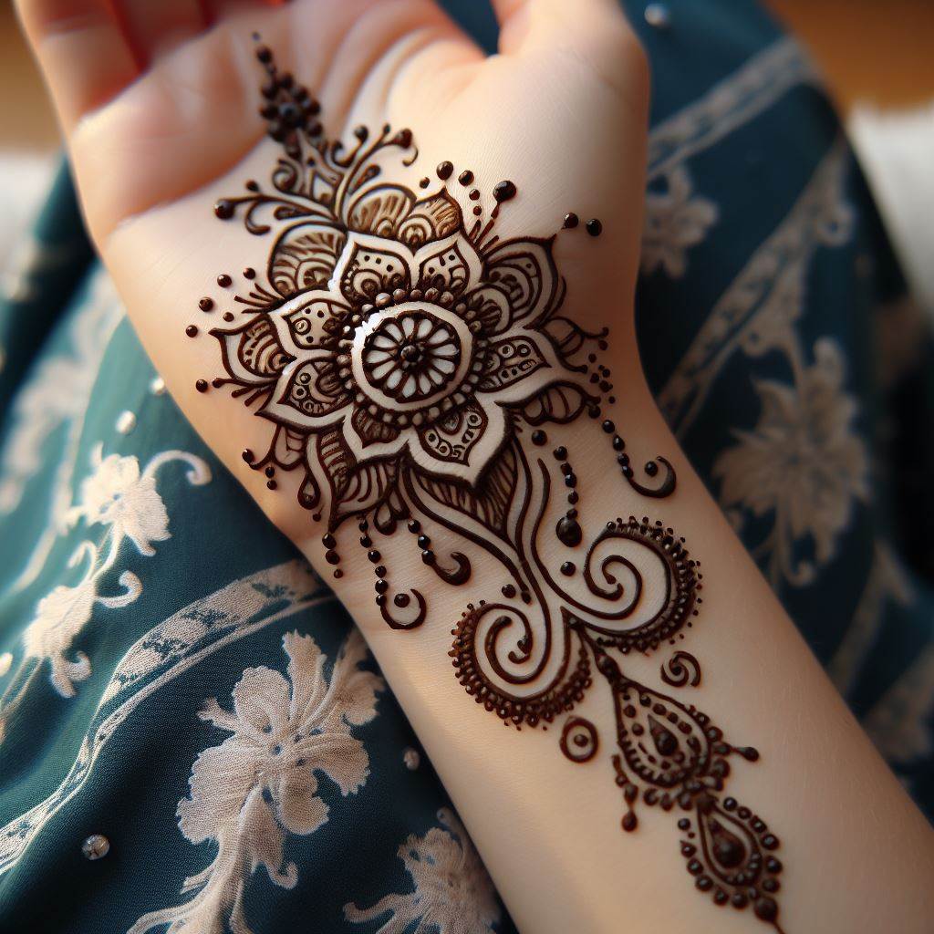 Arabic moti Mehndi design - Mehndi Design World